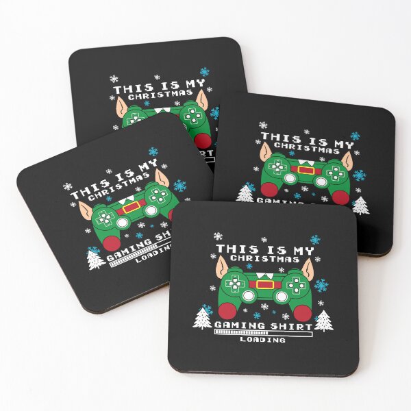 Item preview, This Is My Christmas Gaming Shirt Loading designed and sold by SamuraiGaming.