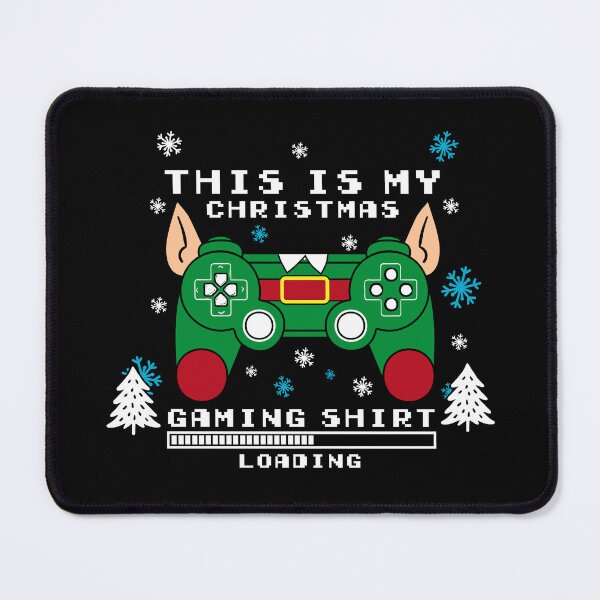 Item preview, This Is My Christmas Gaming Shirt Loading designed and sold by SamuraiGaming.