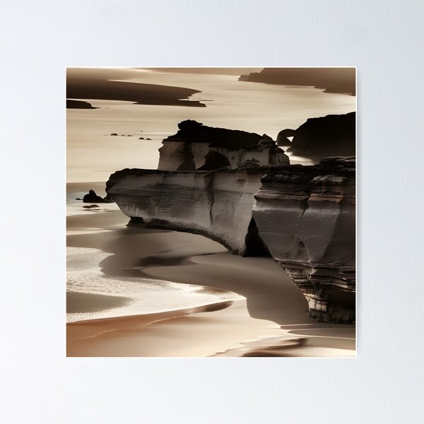 Item preview,  Great Ocean Road Victorian Coastal landscape Photo designed and sold by druidwolfart.