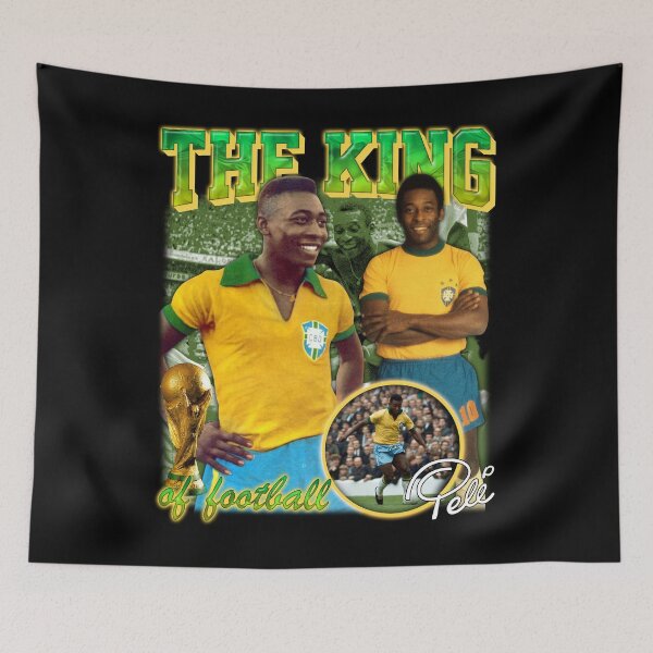 Item preview, Pele 10 The King Football Player With Cup Legend Brazil Brasil RIP Signature Retro Vintage Bootleg Rap Style designed and sold by BrentZimmerman.
