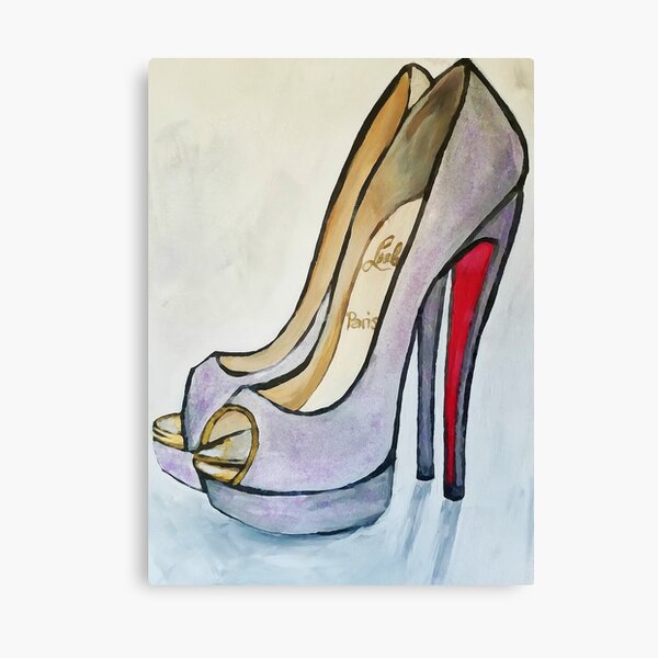 Impressions Sur Toile Sur Le Theme Christian Louboutin Redbubble