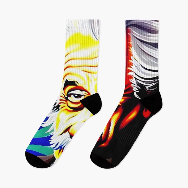 Item preview, Colorful Portrait of Albert Einstein - Vibrant Artwork for Science and Art Lover designed and sold by ElLocoMus.