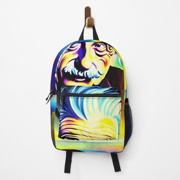 Item preview, Geek portrait of Albert Einstein - Unique Artwork for Science and Math Lovers designed and sold by ElLocoMus.