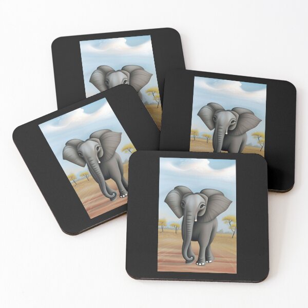 Item preview, Airbrush Elephant designed and sold by vibingcreatures.