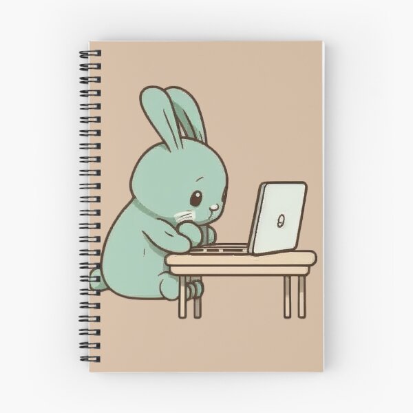 Item preview, Busy Bunny Studying designed and sold by SynthOasis.