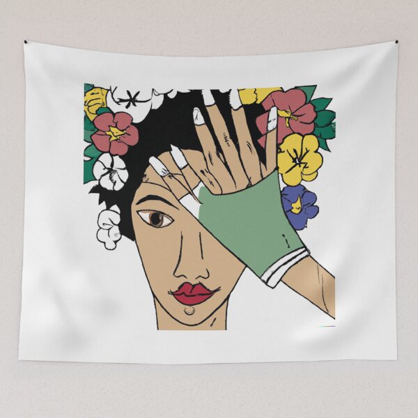Item preview, WOMAN FLOWERS GLOVE HAND designed and sold by CSJ7.