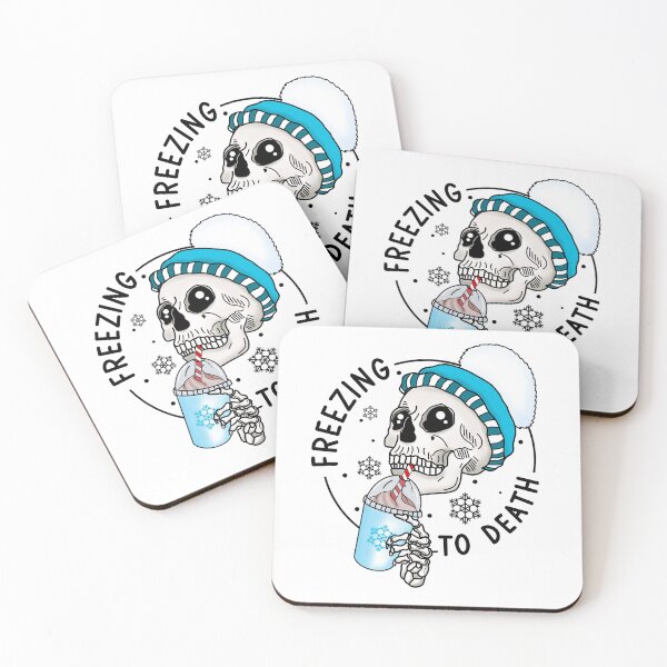 Item preview, Freezing To Death Winter Skeleton With Hat designed and sold by Gsallicat.