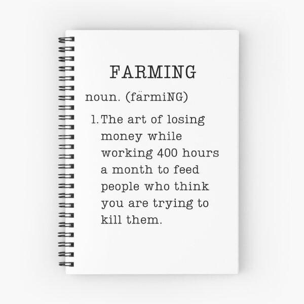 Item preview, Gifts for Farmers - Funny Farming Definition designed and sold by WUOdesigns.