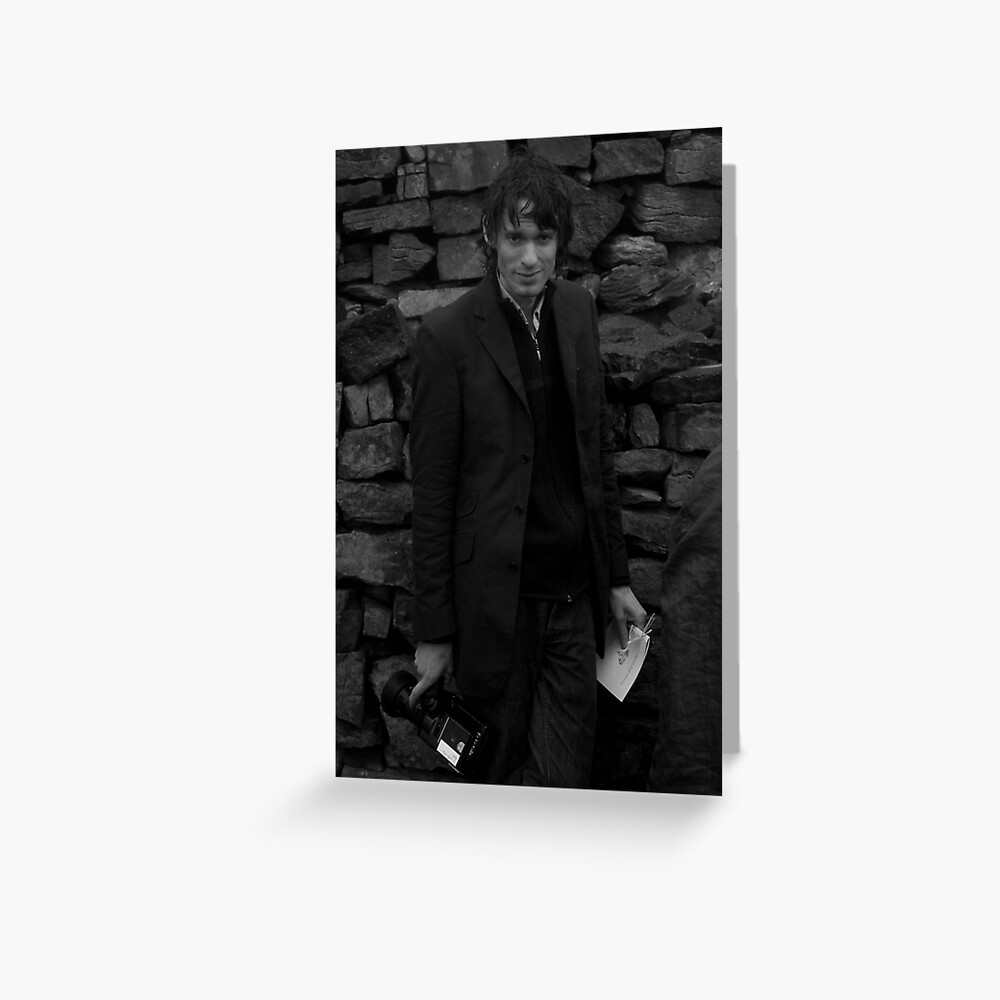 Andrew as Filmmaker # 2 - Unposed Portrait Greeting Card