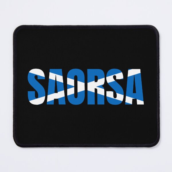 Item preview, Saorsa - Freedom - Scottish Saltire Flag Blue - Gaidhlig designed and sold by Indy2tees.