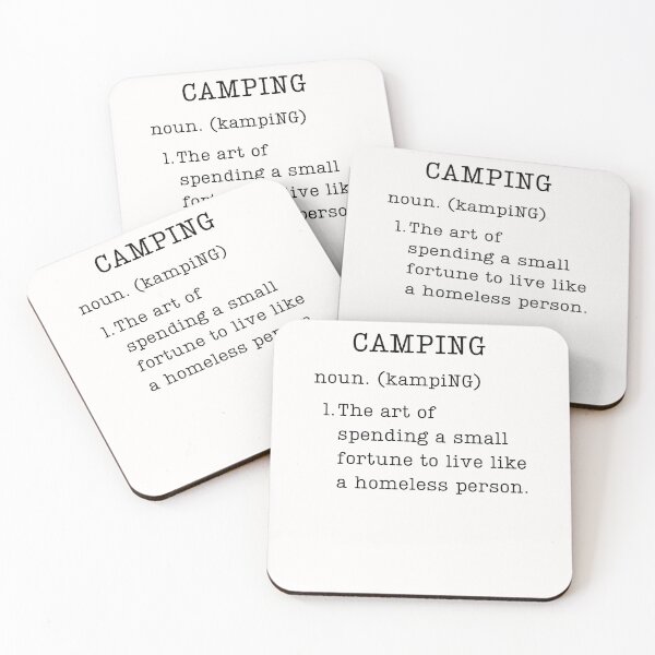 Item preview, Gifts for Campers - Funny Camping Definition designed and sold by WUOdesigns.