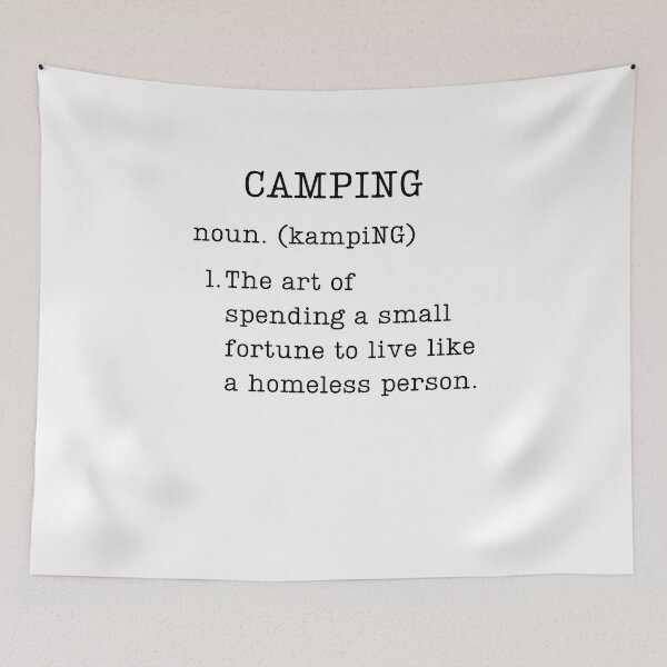Item preview, Gifts for Campers - Funny Camping Definition designed and sold by WUOdesigns.