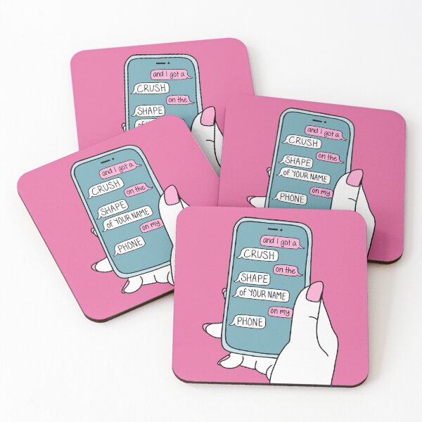 Item preview, And I got a crush on the shape of your name on my phone -- ONE MORE WEEKEND designed and sold by Olivia Ossege.