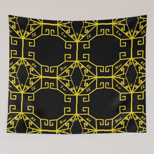 Item preview, Yellow Compass designed and sold by awsomepatterns.