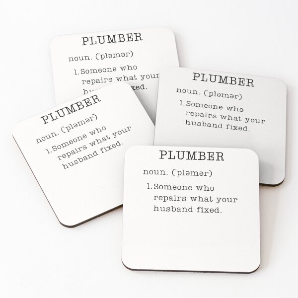 Item preview, Gifts for Plumbers - Funny Plumber Definition designed and sold by WUOdesigns.