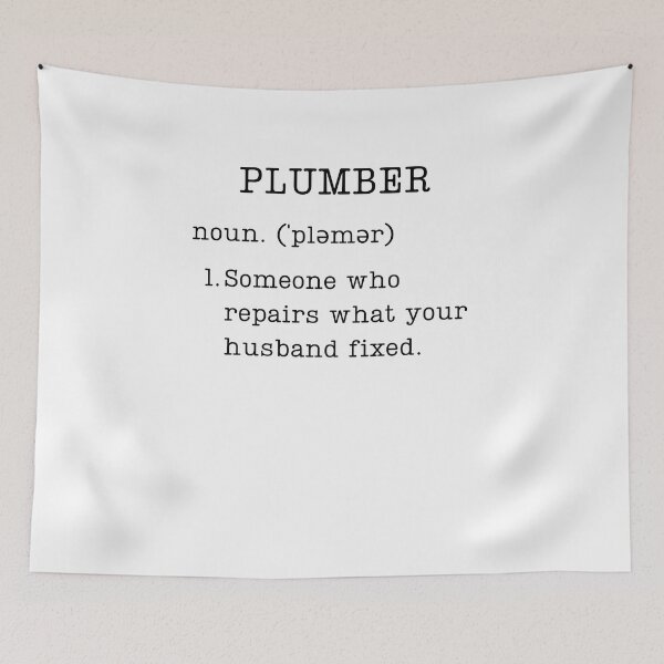 Item preview, Gifts for Plumbers - Funny Plumber Definition designed and sold by WUOdesigns.