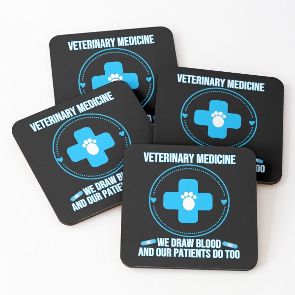 Item preview, Cute Veterinary Medicine We Draw Blood Our Patients Do Too designed and sold by MediTees.
