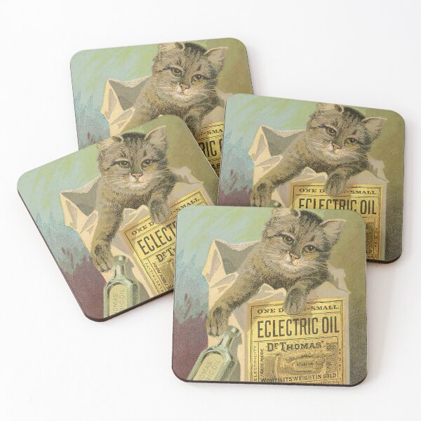Item preview, Vintage Cat health remedy medicine designed and sold by Glimmersmith.