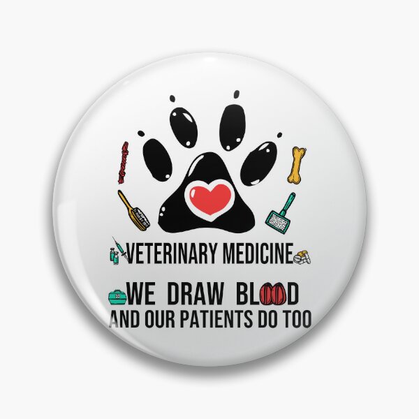 Item preview, Cute Veterinary Medicine Vet Tech Vet Sayings  We Draw Blood Our Patients Do Too  designed and sold by MediTees.