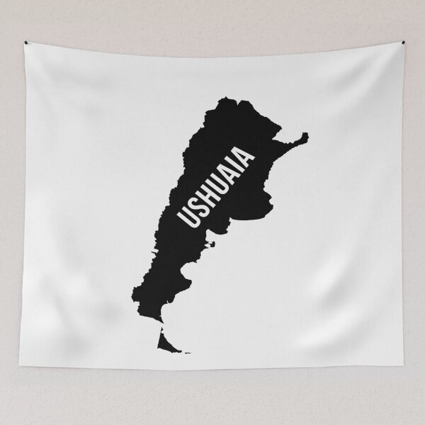 Item preview, Ushuaia, Argentina Silhouette designed and sold by CartoCreative.