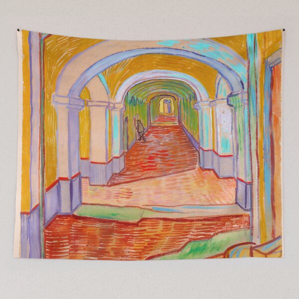 Item preview, Corridor in the Asylum - Vincent van Gogh designed and sold by SimpleJoyStyle.