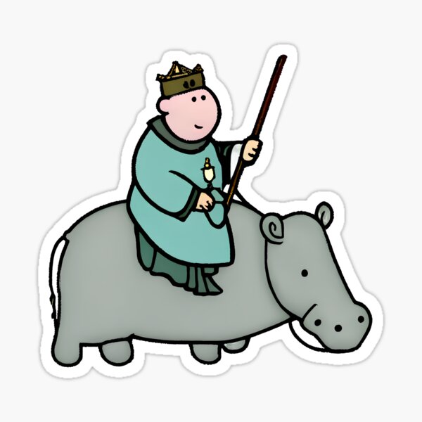 Item preview, Saint Augustine on a Hippo designed and sold by NKantas.