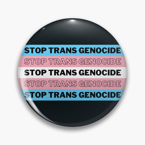 Item preview, Stop Trans Genocide Flag designed and sold by The Autonomous Archives.