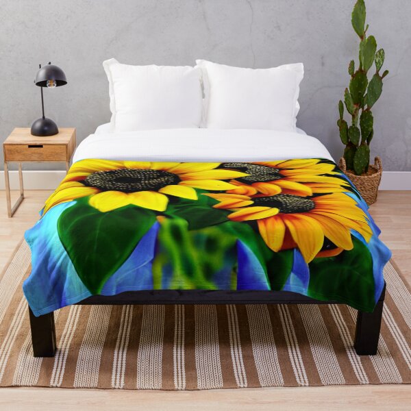 Item preview, Painted sunflower bouquet designed and sold by gramizzia.
