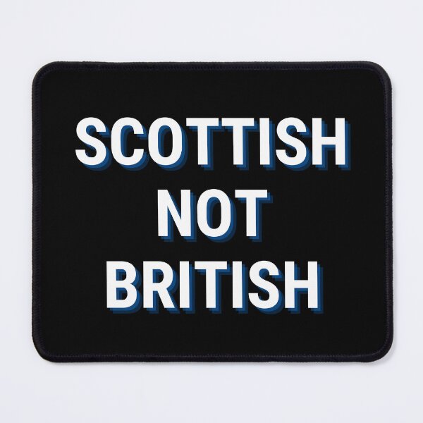 Item preview, Scottish Not British - Scotland - Scottish Flag Blue designed and sold by Indy2tees.