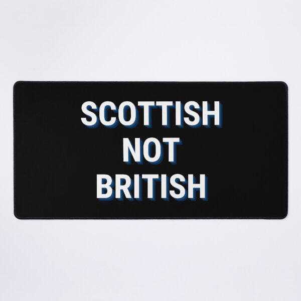 Item preview, Scottish Not British - Scotland - Scottish Flag Blue designed and sold by Indy2tees.
