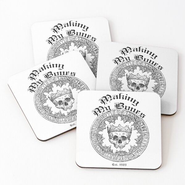 Item preview, 'Making My Bones' King's Skull Design - Retro Illustration Design for T-shirts, mugs, phone cases and other accessories designed and sold by Ridiculam Toga.