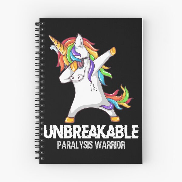 Item preview, Paralysis Awareness - Unicorn Paralysis Warrior Ribbon UNBREAKABLE designed and sold by Fernandezf.