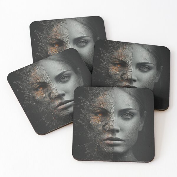Item preview, Human Experience in Fantasy Art: Girl with Dual Emotions designed and sold by nmichom.