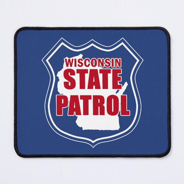 Item preview, Wisconsin State Patrol - Logo Emblem Badge Shield Patch v2 designed and sold by Osprey Tees.
