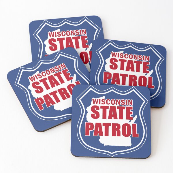 Item preview, Wisconsin State Patrol - Logo Emblem Badge Shield Patch v2 designed and sold by Osprey Tees.