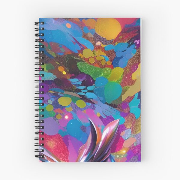 Item preview, Colorful Abstract Psychedelic Geometrical Splatter Paint Pattern Design designed and sold by bandjdesigns.