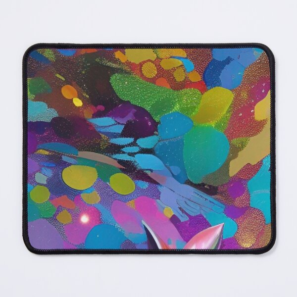 Item preview, Colorful Abstract Psychedelic Geometrical Splatter Paint Pattern Design designed and sold by bandjdesigns.