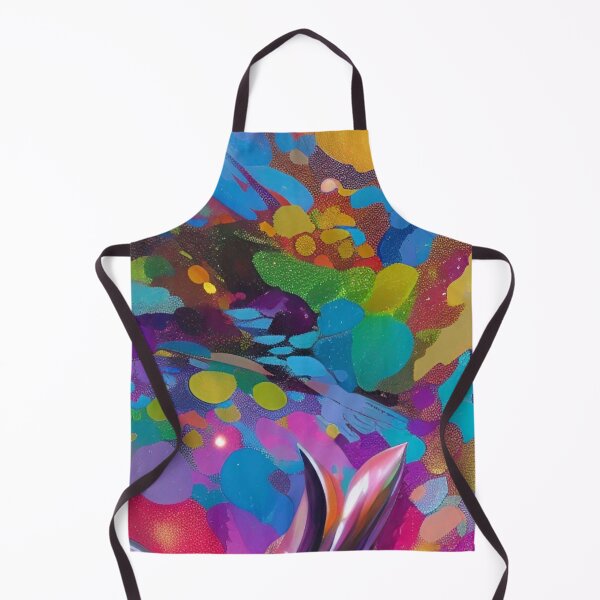 Item preview, Colorful Abstract Psychedelic Geometrical Splatter Paint Pattern Design designed and sold by bandjdesigns.