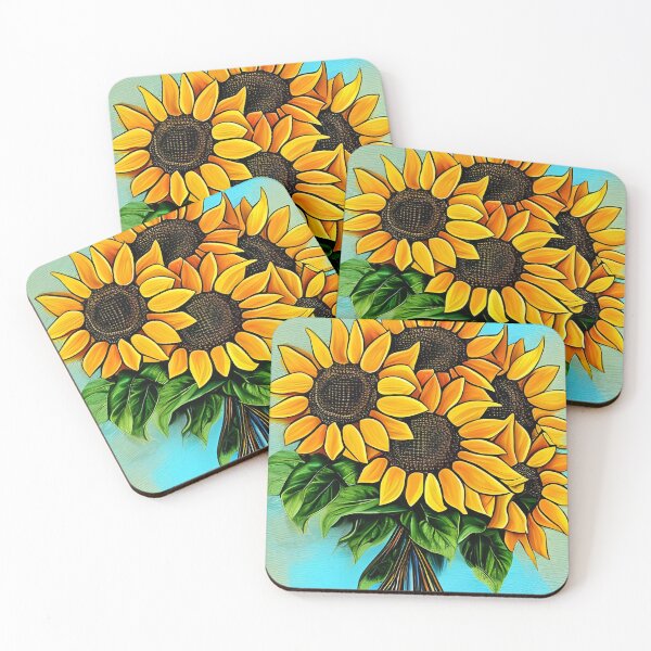 Item preview, Sunflower bouquet artwork designed and sold by gramizzia.