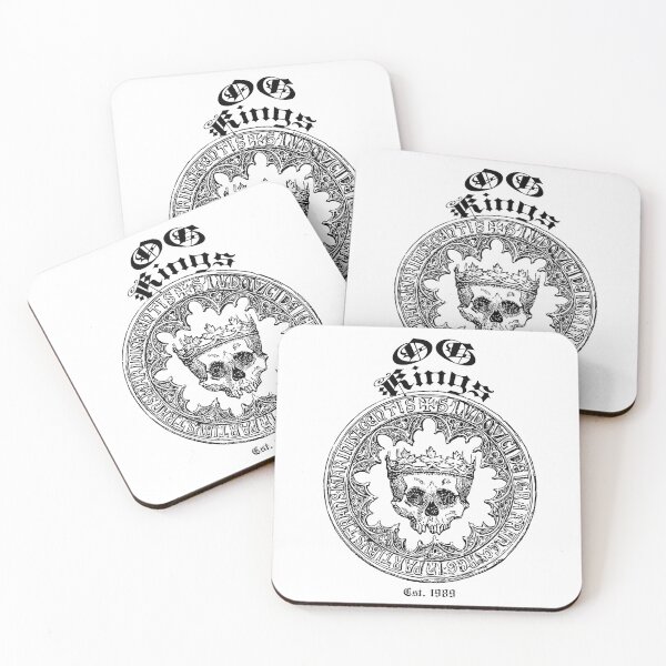 Item preview, 'OG Kings' King's Skull Design - Retro Illustration Design for T-shirts, mugs, phone cases and other accessories designed and sold by Ridiculam Toga.