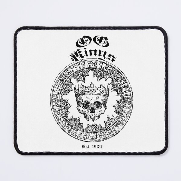 Item preview, 'OG Kings' King's Skull Design - Retro Illustration Design for T-shirts, mugs, phone cases and other accessories designed and sold by Ridiculam Toga.