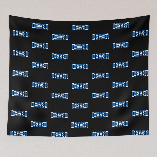 Item preview, Scottish Driver - Saltire Flag Blue designed and sold by Indy2tees.