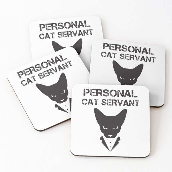 Item preview, Funny Cat  Sayings Personal Cat Servant  designed and sold by MediTees.