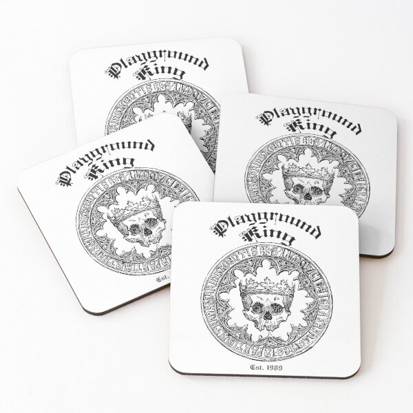 Item preview, 'Playground King' King's Skull Design - Retro Illustration Design for T-shirts, mugs, phone cases and other accessories designed and sold by Ridiculam Toga.