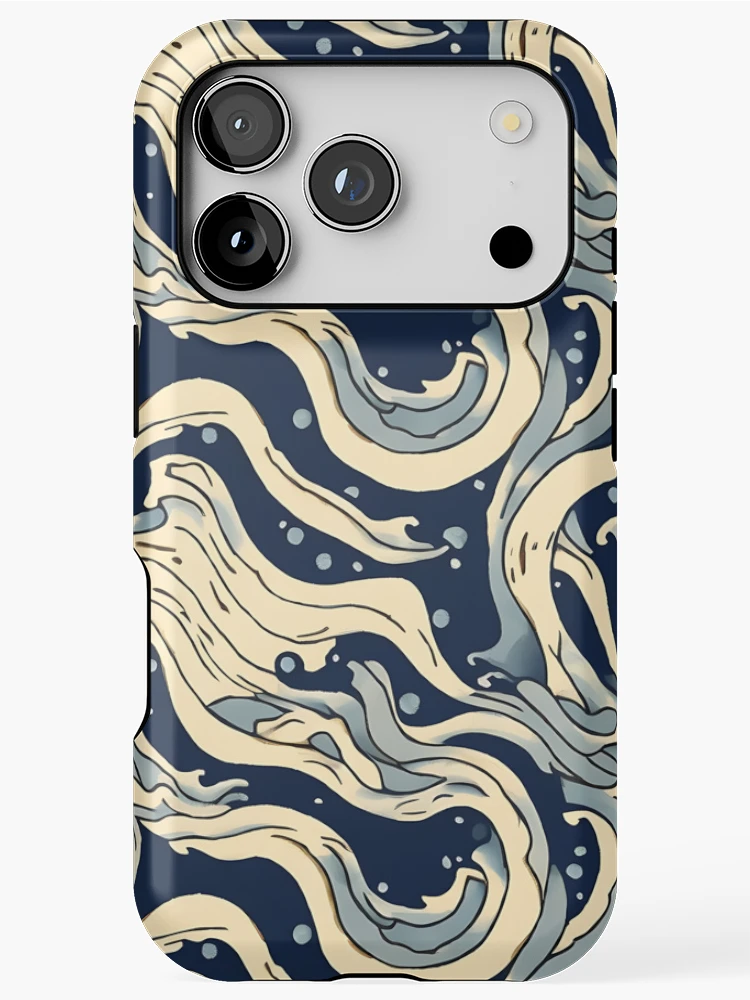 Thumbnail 1 of 4, iPhone Case, "Oceanic Abstract" Pattern Design designed and sold by Litheon.
