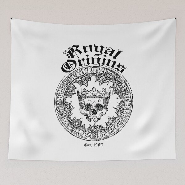 Item preview, 'Royal Origins' King's Skull Design - Retro Illustration Design for T-shirts, mugs, phone cases and other accessories designed and sold by Ridiculam Toga.