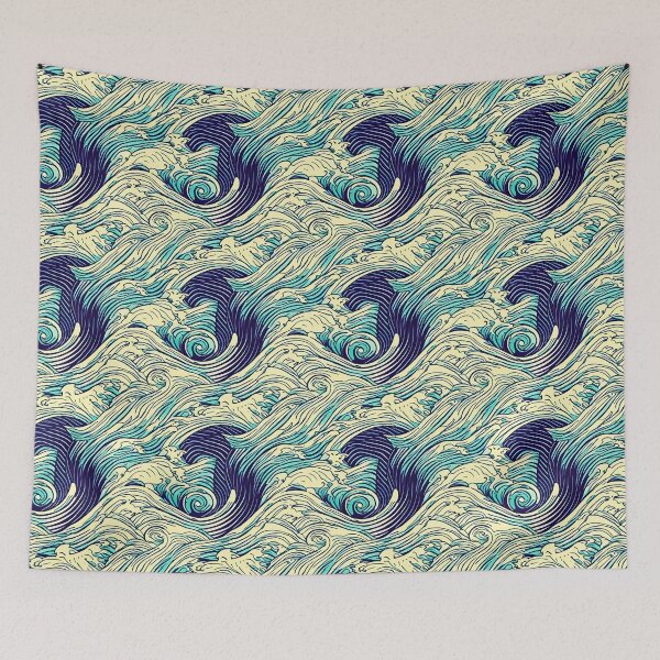 Item preview, "Tidal Swirl" Pattern Design  designed and sold by Litheon.