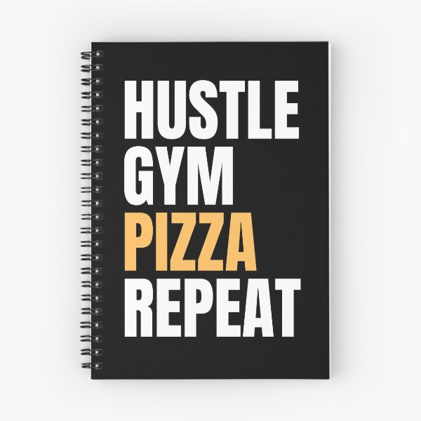 Item preview, Hustle Gym Pizza Repeat designed and sold by Tanya Mihe.