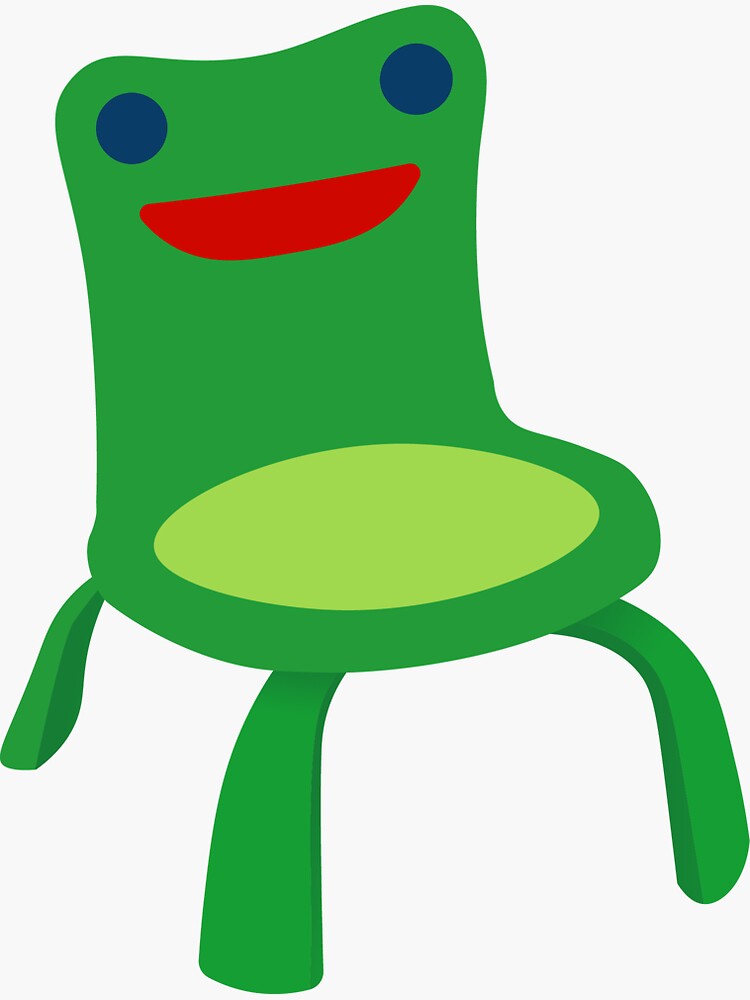 Froggy chair vector