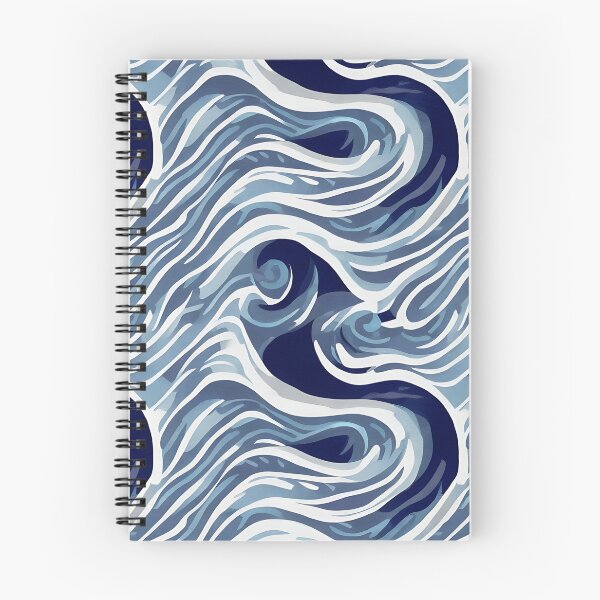 Item preview, Abstract Blue Wave Pattern Design  designed and sold by Litheon.